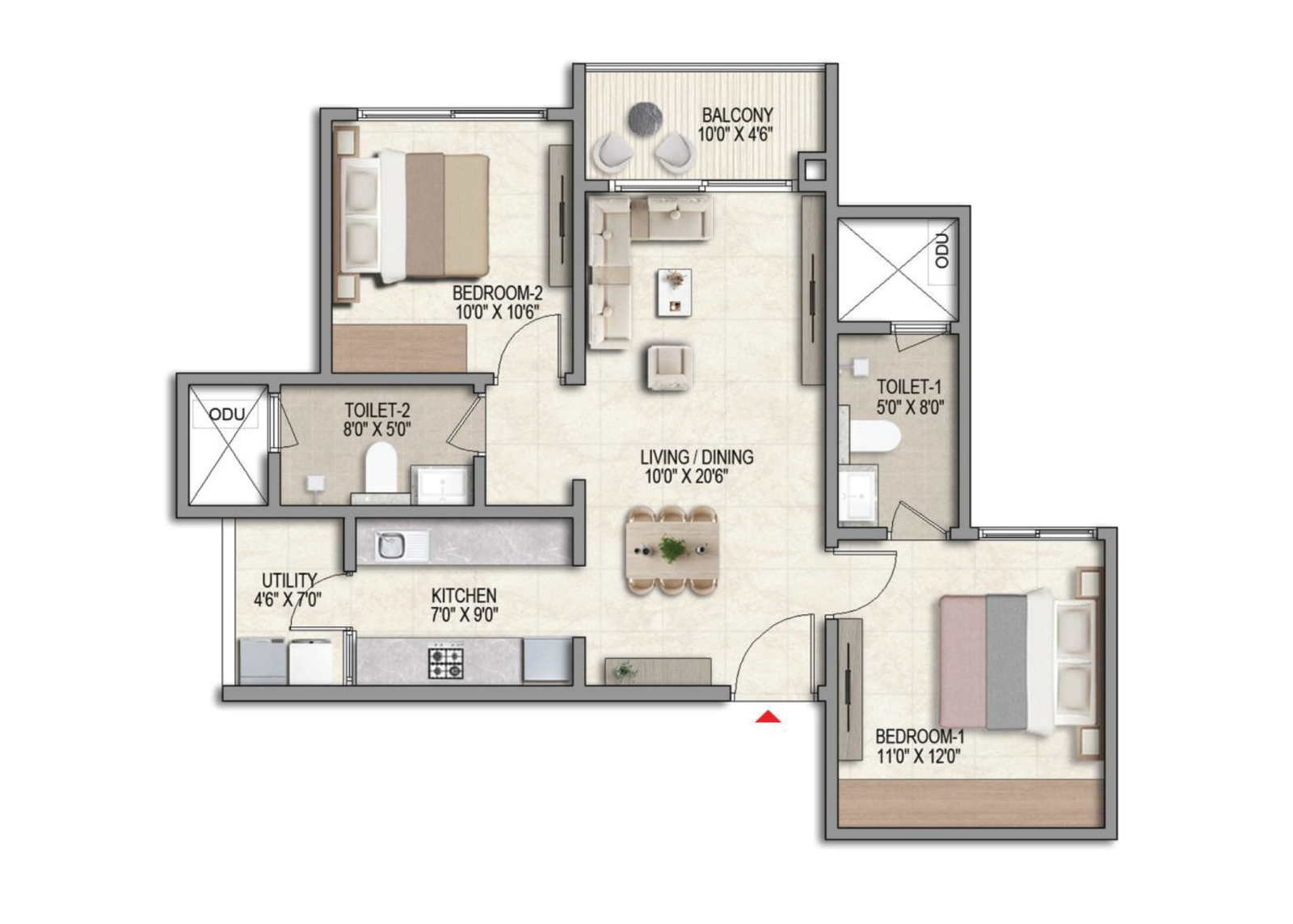 2 BHK